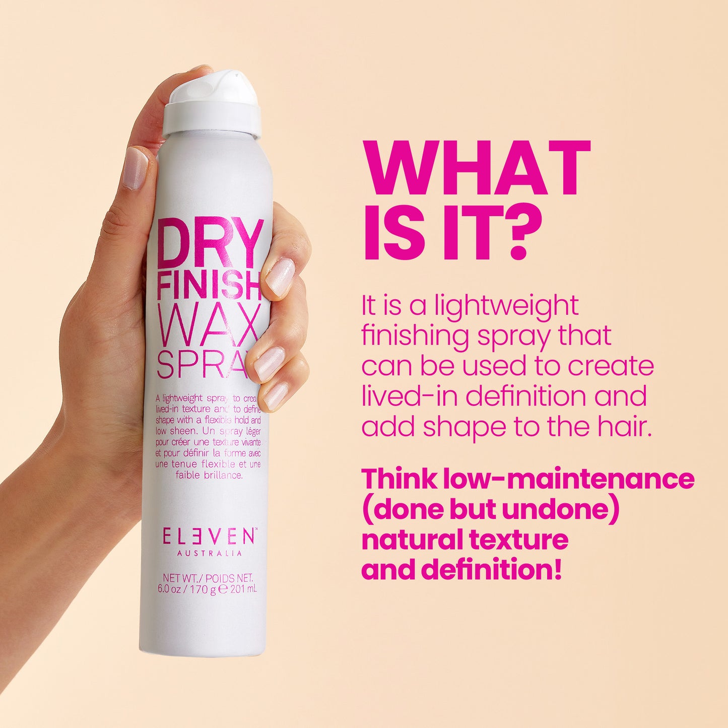 DRY FINISH WAX SPRAY 201ML