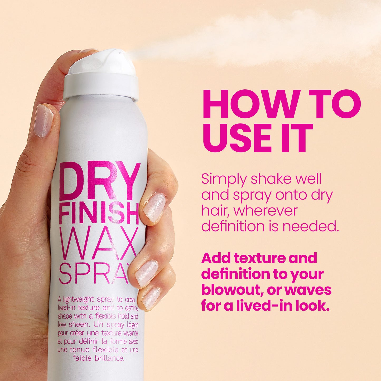 DRY FINISH WAX SPRAY 201ML